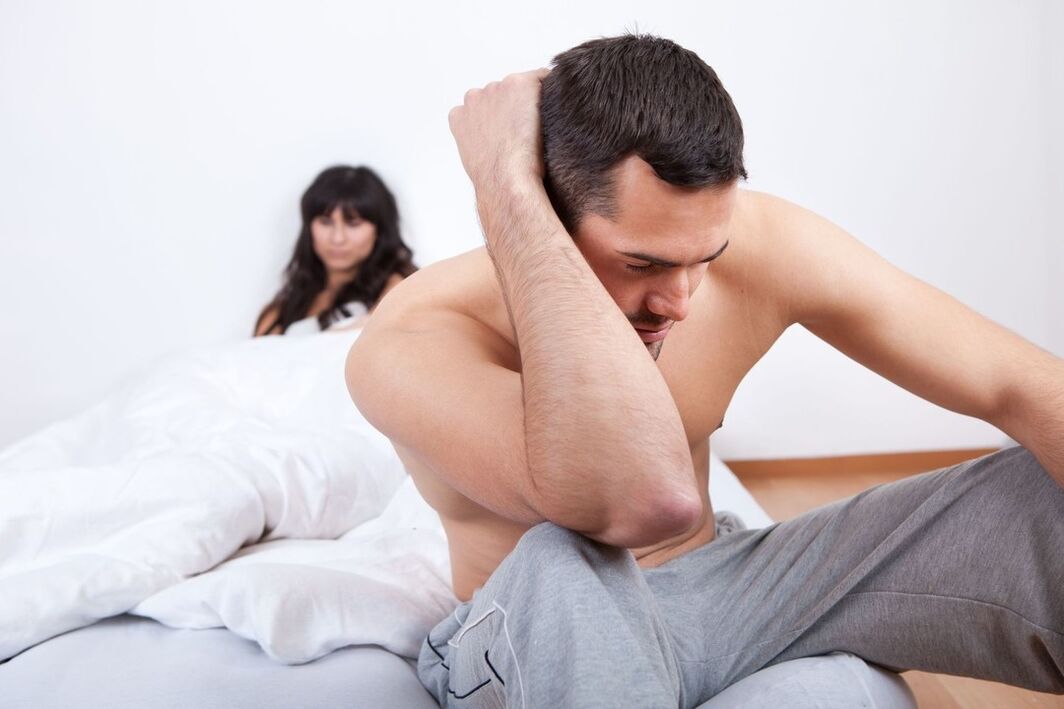 The problem of bad erection in men
